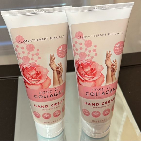 AROMATHERAPY RITUALS Rose & Collagen Hand Cream 
Brand New 2 squeeze tubes - Picture 2 of 9
